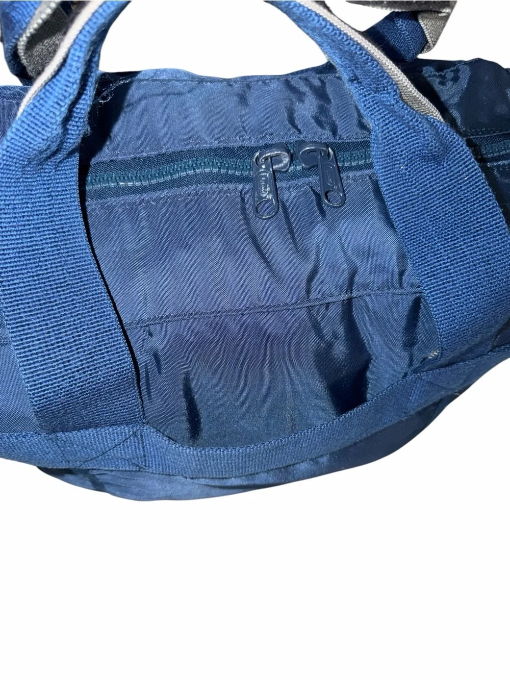 LUCAS Vintage Nylon Duffle Weekender Bag